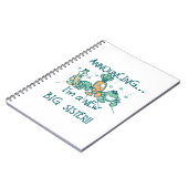 Funny Veggies New Big Sister Notizblock (Linke Seite)