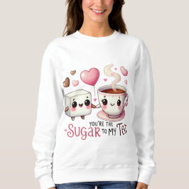 Funny Velentine day Girls Sweatshirt
