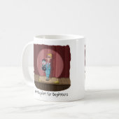 Funny Ventriloquism für Anfänger Card oder Geschen Kaffeetasse (Vorderseite Links)