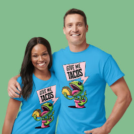 Funny Venus Fly Falle Eating Taco T-Shirt