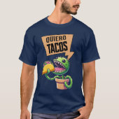 Funny Venus Fly Trap Taco Spanisches Shirt (Vorderseite)