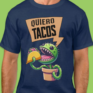 Funny Venus Fly Trap Taco Spanisches Shirt