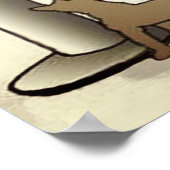 Funny "Verabred Poster" Poster (Ecke)