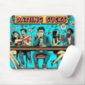 Funny "Verabrede Ist zum Kotzen" Comic Style Mousepad (Mit Mouse)