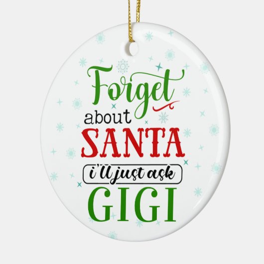 Funny Vergessen Santa Gigi Weihnachtsschmuck (Links)