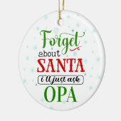 Funny Vergessen Santa OPA Weihnachtsschmuck (Links)