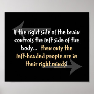 Funny Verlassen-hand-Sprichwort Poster