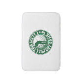 Funny Verlassen Handgolfer Badematte (Vorderseite Vertikal)