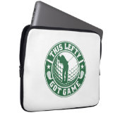 Funny Verlassen Handgolfer Laptopschutzhülle (Vorne Rechts)