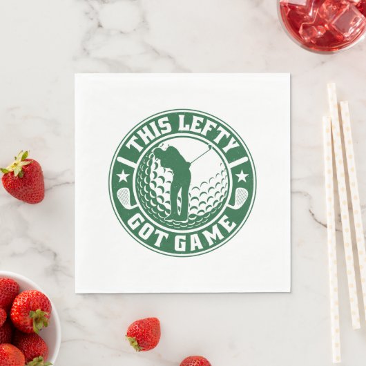 Funny Verlassen Handgolfer Serviette (Beispiel)