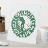 Funny Verlassen Handgolfer Sockelschild (In Situ)