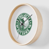 Funny Verlassen Handgolfer Uhr (Winkel)