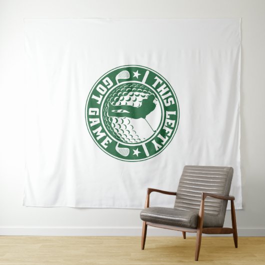 Funny Verlassen Handgolfer Wandteppich (Beispiel (Horizontal))