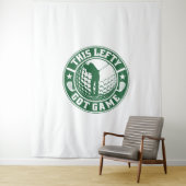 Funny Verlassen Handgolfer Wandteppich (Beispiel)