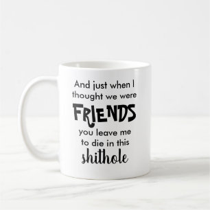 Funny Verlassend Geschenk für Coworker Coffee Tass Kaffeetasse