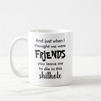 Funny Verlassend Geschenk für Coworker Coffee Tass Kaffeetasse