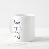 Funny Verlassend Präsenz für Arbeitnehmer Kaffeetasse (Vorderseite Links)