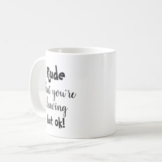 Funny Verlassend Präsenz für Arbeitnehmer Kaffeetasse (Vorderseite Links)