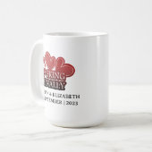 Funny Verlobung Geschenk Herz & Ring Kaffee Tasse (Vorderseite Links)