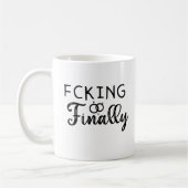 Funny Verlobung Geschenk  Kaffeetasse (Links)