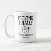 Funny Verlobung Tasse Verlobung Geschenk, Verlobun (Links)