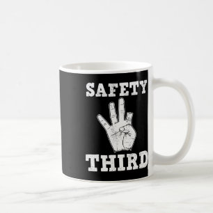 Funny Vermisst Finger Safety Dritte Feuerwerkskörp Kaffeetasse
