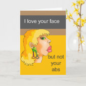 Funny vermisst karte (Gelbe Blume)