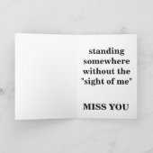 Funny vermisst karte (Innenseite)