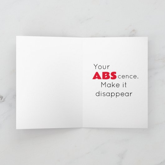 Funny vermisst karte (Innenseite)