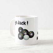 Funny Vermisst Lawn Bowls, Coffee Tasse (Vorderseite Links)