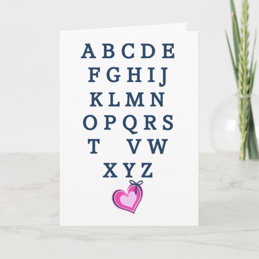 Funny Vermisst You Card Einladung (Vorderseite)