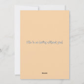 Funny Vermisst You Card Feiertagskarte (Rückseite)