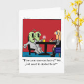 Funny Vermisst You Greycard Karte (Gelbe Blume)