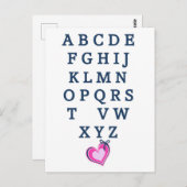 Funny Vermisst You Postkarte (Vorne/Hinten)