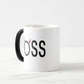 Funny Verschwindet Boss Tasse (Vorderseite Links)