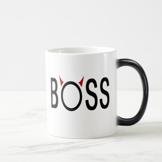 Funny Verschwindet Boss Tasse (Rechts)
