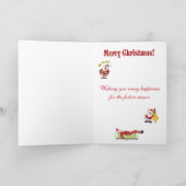 Funny Verse Christmas Feiertagskarte (Innenseite)