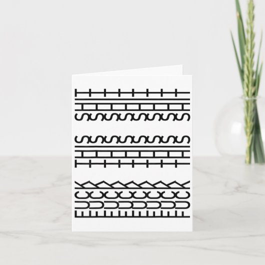 Funny versteckt Message White Elephant Geschenke f Karte (Vorderseite)