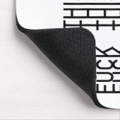 Funny versteckt Message White Elephant Geschenke f Mousepad (Ecke)