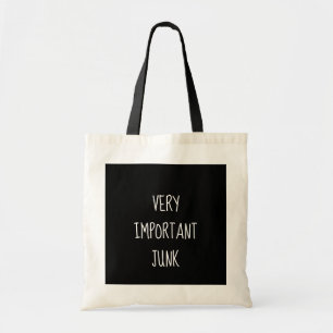 Funny "Very Important Junk" Tasche