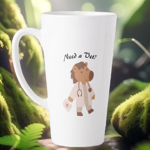 Funny Vet Klinik Pferde Veterinary Geschenkdesign Milchtasse