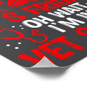 Funny Vet Tech School Friday Vet Tech Student Poster (Ecke)