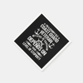 Funny Veterans Day Grumpy Alte Küstenwache unabhän Serviette (Ecke)