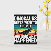 Funny Veterinarian Design For Men Women Vet Tech V Karte (Gelbe Blume)