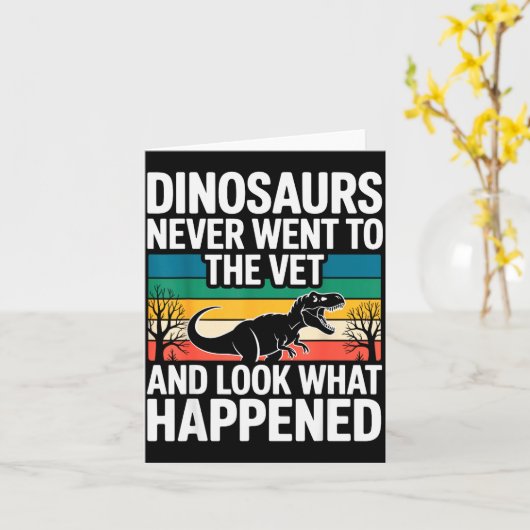 Funny Veterinarian Design For Men Women Vet Tech V Karte (Gelbe Blume)