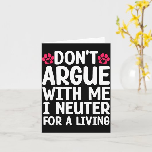 Funny Veterinarian Design For Men Women Vet Tech V Karte (Gelbe Blume)