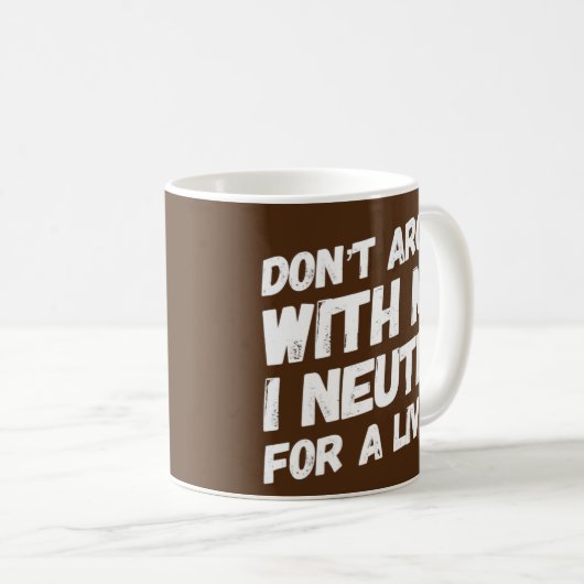 Funny Veterinarian Vet Animal Dog Doctor Kaffeetasse (VorderseiteRechts)