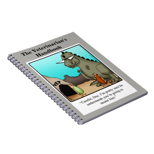 Funny Veterinarian's Spaß Notebook Notizblock (Rechte Seite)