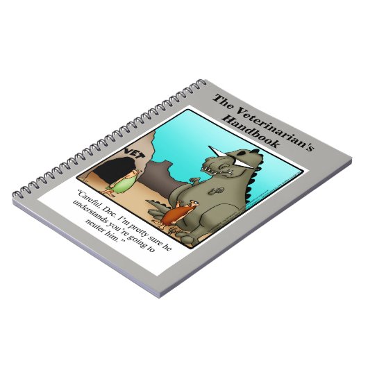 Funny Veterinarian's Spaß Notebook Notizblock (Linke Seite)