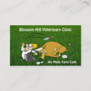 Funny Veterinary Business Card Visitenkarte